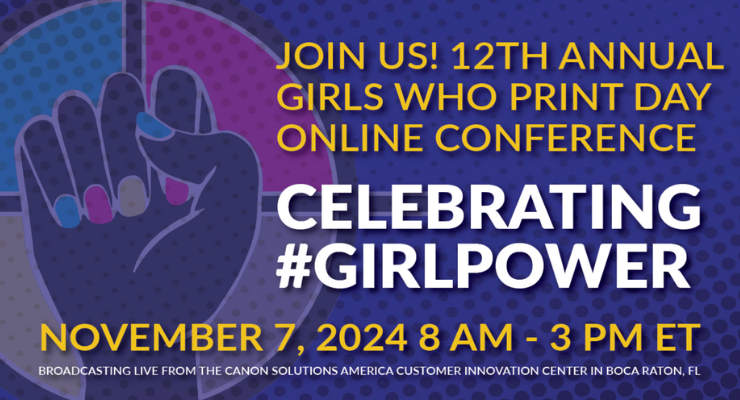 Celebrate #GirlPower on Girls Who Print Day