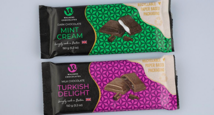 Walkers Chocolates brands switch to curbside recyclable wrapper