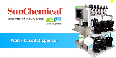 NWTL Water-based Flexo Dispenser from Sun Chemical