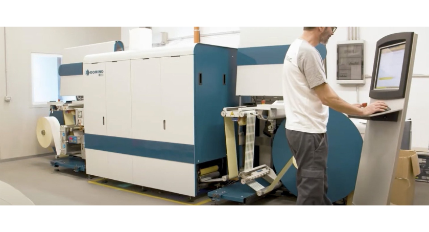 Italy’s Finlogic adds second Domino N610i digital label press